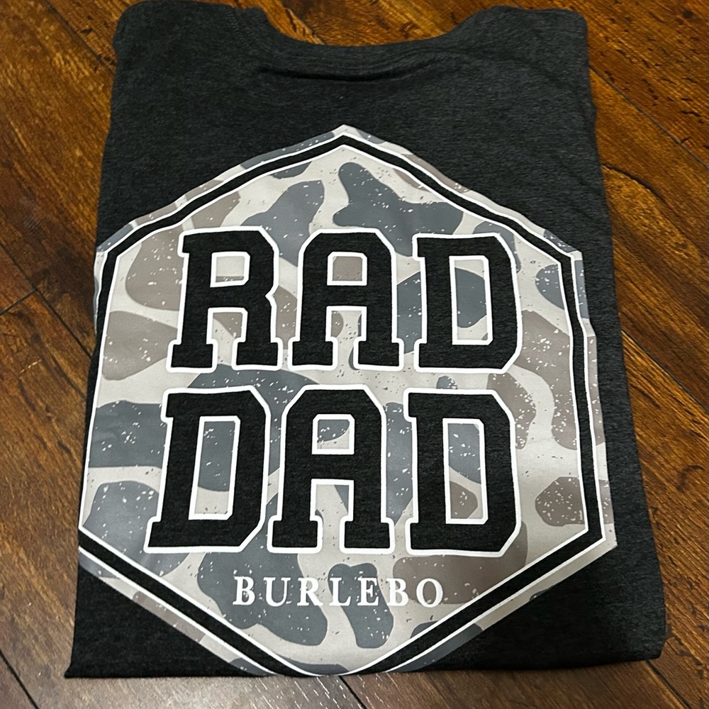 BURLEBO Charcoal Rad Dad Tee